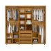 Guarda-Roupa Casal com 2 Espelhos Miro 6 Portas 4 Gavetas Cumaru e Opala