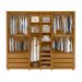 Guarda-Roupa Casal com 2 Espelhos Volpi 6 Portas 6 Gavetas Cumaru