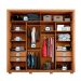 Guarda-Roupa Casal com 4 Espelhos Praticus 2 Portas 4 Gavetas Buriti e Fendi