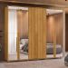 Guarda-Roupa Casal com 4 Espelhos Volpi 6 Portas 6 Gavetas Cumaru