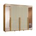 Guarda-Roupa Casal com 4 Espelhos Volpi 6 Portas 6 Gavetas Cumaru e Opala