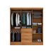 Guarda-Roupa Casal com Espelho Arizona 6 PT 4 GV Cinamomo