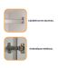 Guarda-Roupa Casal com Espelho Arizona 6 Portas 4 Gavetas Neve