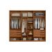 Guarda-Roupa Casal com Espelho Atrice 6 Portas 6 Gavetas Nogueira