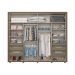 Guarda-Roupa Casal com Espelho Cavic 100% MDF 2 Portas 6 Gavetas Duna e Off White