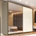 Guarda-Roupa Casal com Espelho Cavic 100% MDF 2 Portas 6 Gavetas Duna e Off White