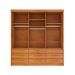 Guarda-Roupa Casal com Espelho Chicago II 3 Portas 9 Gavetas Cinamomo