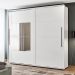 Guarda-Roupa Casal com Espelho Coimbra Flex 2 Portas 6 Gavetas Branco