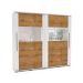 Guarda-Roupa Casal com Espelho Coimbra Flex 2 Portas 6 Gavetas Branco
