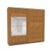 Guarda-Roupa Casal com Espelho Coimbra Flex 2 Portas 6 Gavetas Freijó e Off White
