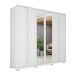 Guarda-Roupa Casal com Espelho Decimus 6 PT 4 GV Branco