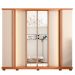Guarda-Roupa Casal com Espelho Imperial Ripado 6 Portas 4 Gavetas Freijó e Off White
