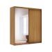 Guarda-Roupa Casal com Espelho Inovatto 100% MDF 2 Portas 6 Gavetas Freijó