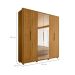 Guarda-Roupa Casal com Espelho Matisse 6 Portas 4 Gavetas Cumaru