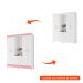 Guarda-Roupa Casal com Espelho Mobi Flex 4 Portas 2 Gavetas Branco
