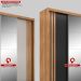 Guarda-Roupa Casal com Espelho Moema Flex 3 Portas 2 Gavetas Amêndola