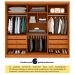 Guarda-Roupa Casal com Espelho Monte Carlo Flex com Pés 3 Portas 6 Gavetas Neve
