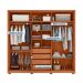 Guarda-Roupa Casal com Espelho Mozart 6 Portas 4 Gavetas Freijó e Off White