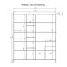 Guarda-Roupa Casal com Espelho Paris 3 PT 2 GV Branco