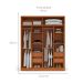 Guarda-Roupa Casal com Espelho Porto 4 Portas 4 Gavetas Freijó e Creme