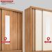 Guarda-Roupa Casal com Espelho Ravel Flex 3 Portas 2 Gavetas Amêndola e Off White