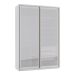 Guarda-Roupa Casal com Espelho Reflecta Milão IV 2 Portas 3 Gavetas Branco