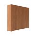 Guarda-Roupa Casal com Espelho Rockford 6 Portas 6 Gavetas Canela