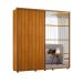 Guarda-Roupa Casal com Espelho Sávio 2 Portas 4 Gavetas Cinamomo