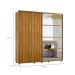 Guarda-Roupa Casal com Espelho Sávio 2 Portas 4 Gavetas Cumaru