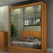 Guarda-Roupa Casal com Espelho São Paulo 100% MDF 2 Portas 3 Gavetas Cinamomo