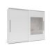 Guarda-Roupa Casal com Espelho Sevilha Flex 2 PT 4 GV Branco