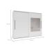Guarda-Roupa Casal com Espelho Sevilha Flex 2 PT 4 GV Branco