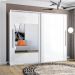 Guarda-Roupa Casal com Espelho Sevilha Flex 2 PT 4 GV Branco