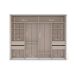 Guarda-Roupa Casal com Espelho Sevilha Flex 2 PT 4 GV Branco