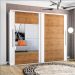 Guarda-Roupa Casal com Espelho Sevilha Flex 2 PT 4 GV Branco