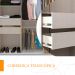 Guarda-Roupa Casal com Espelho Sevilha Flex 2 PT 4 GV Branco