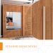 Guarda-Roupa Casal com Espelho Sevilha Flex 2 Portas 4 Gavetas  Freijó e Off White