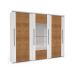 Guarda-Roupa Casal com Espelho Sevilha Flex 3 PT 4 GV Branco