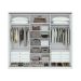 Guarda-Roupa Casal com Espelho Spazio 3 Portas 6 Gavetas Branco