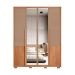 Guarda-Roupa Casal com Espelho Tango 4 Portas 3 Gavetas Suede e Freijó