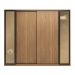 Guarda-Roupa Casal com Reflecta Laredo Flex 4 PT 4 GV Amêndola e Nude