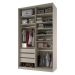 Guarda-Roupa Closet 100% MDF 3 Gavetas Bege 140 cm