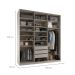 Guarda-Roupa Closet 100% MDF 3 Gavetas Bege 209 cm