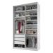Guarda-Roupa Closet 100% MDF 3 Gavetas Branco 140 cm