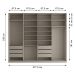 Guarda-Roupa Closet 100% MDF 6 GV Bege