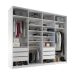 Guarda-Roupa Closet 100% MDF 6 Gavetas Branco