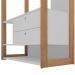 Guarda-Roupa Closet Cali 2 Gavetas Branco e Aveiro 93cm