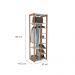 Guarda-Roupa Closet Cali Branco e Aveiro 63cm