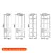 Guarda-Roupa Closet Easy 6 Gavetas Branco