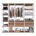 Guarda-Roupa Closet Easy 6 Gavetas Branco e Montana